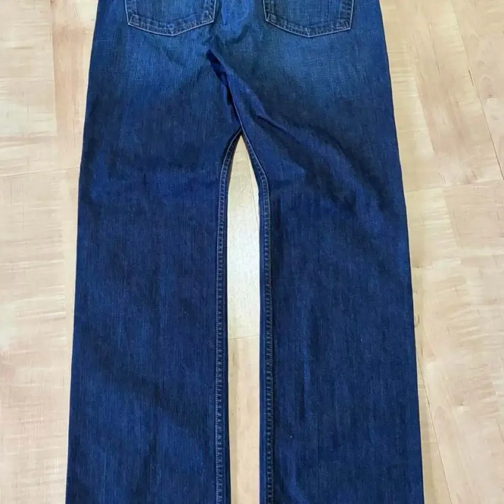 J Brand Walker Relaxed Straight Jeans Dark Wash 33x31